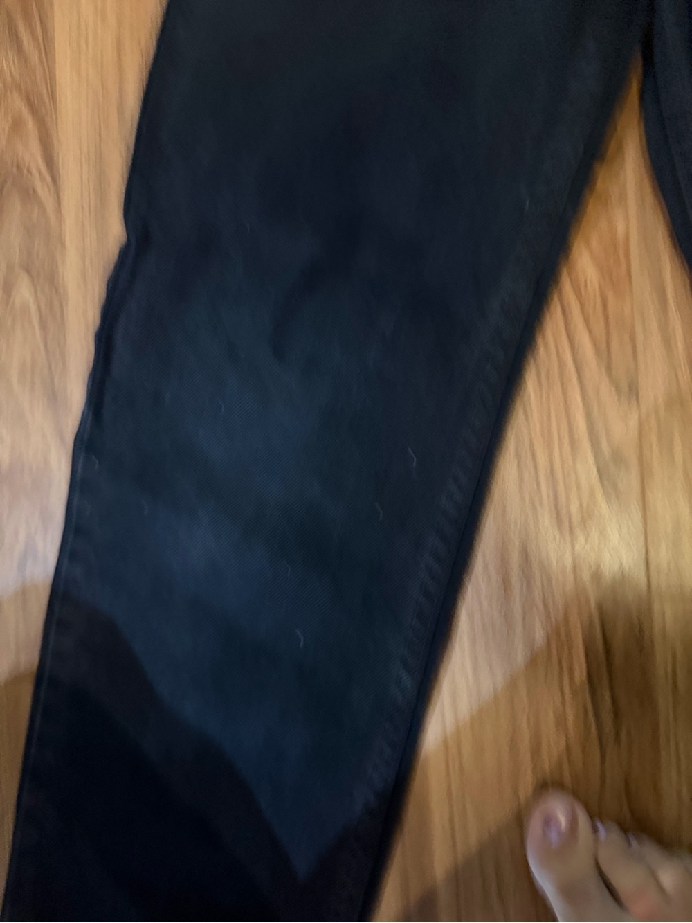 Vintage Levi 550 Relaxed Fit Kids Black Denim Jeans Boys Size 12 100% Cotton - Picture 10 of 13